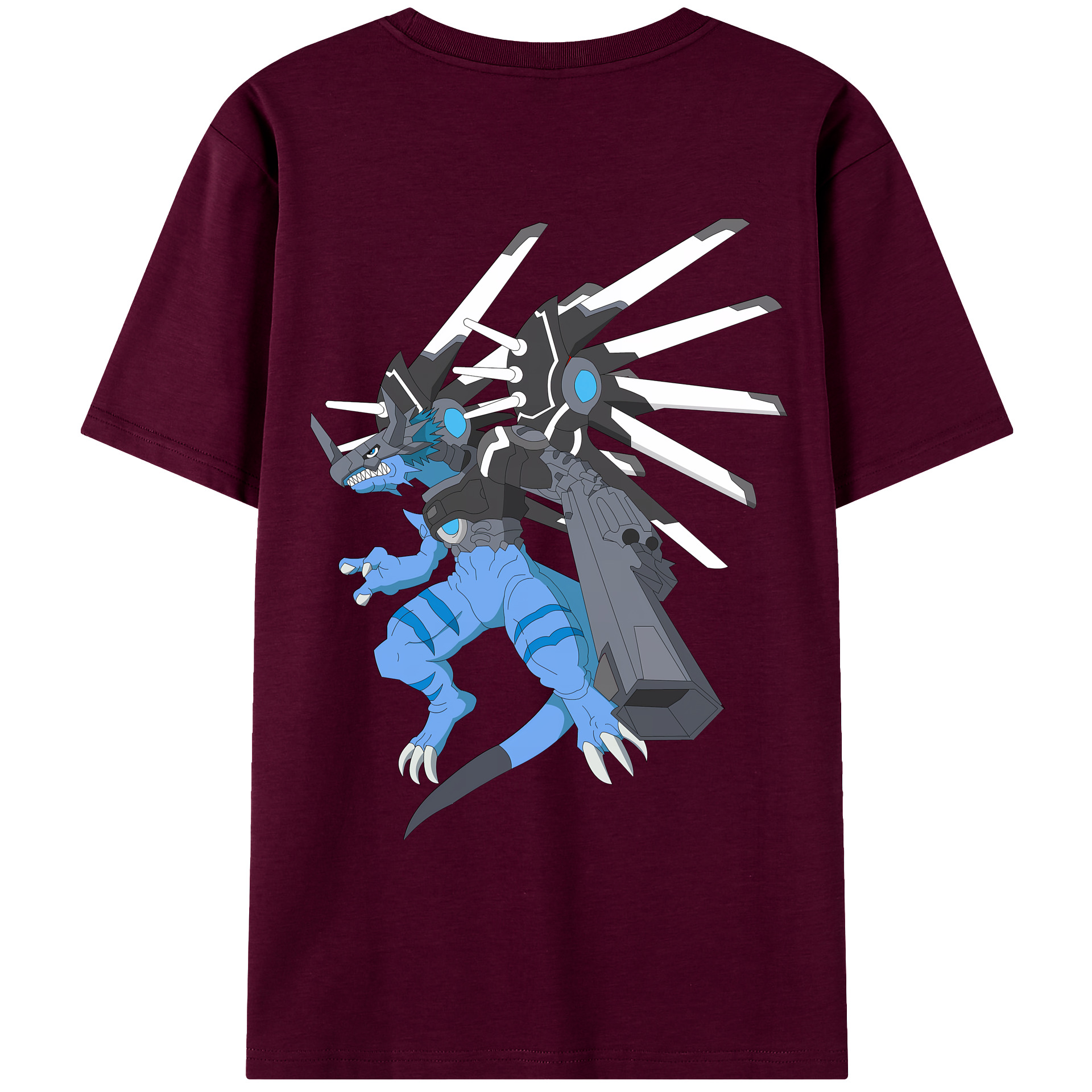 （画像用） Digimon デジタルモンスター/デジモン レディース半袖Tシャツ(バックプリント)
